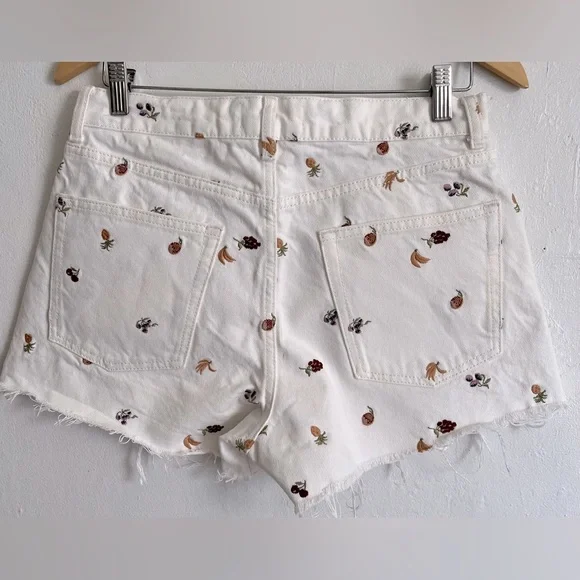 REFORMATION Charlie Fruitloops High Rise Jean Shorts - Picture 7 of 11